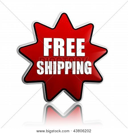 Spedizione gratuita In Banner Star rosso