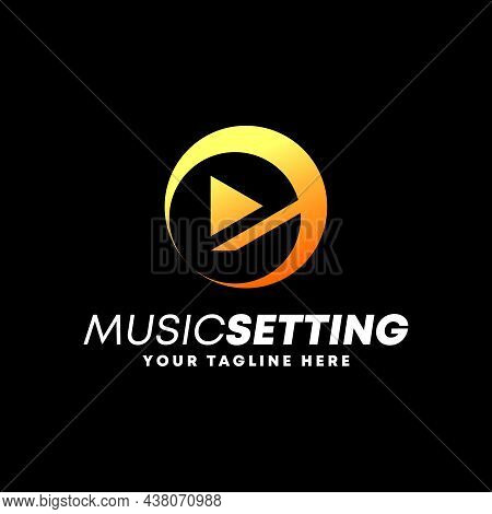 Letter E Logo Free Vector Stock. Play Abstract Design Concept. Can Be Used As A Symbol Related To In