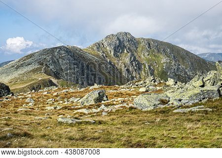 Derese Hill, Low Tatras Mountain, Slovak Republic. Hiking Theme. Seasonal Natural Scene.
