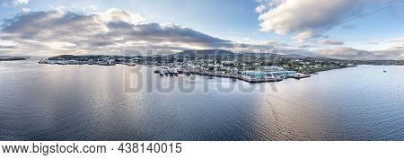 Killybegs, Ireland - October 13 2021 - Killybegs Is The Most Important Fishing Port In Ireland