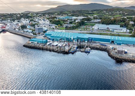 Killybegs, Ireland - October 13 2021 - Killybegs Is The Most Important Fishing Port In Ireland