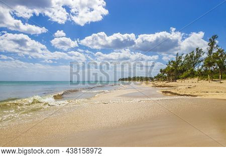 Tropical Mexican Beach 88 Punta Esmeralda Playa Del Carmen Mexico.
