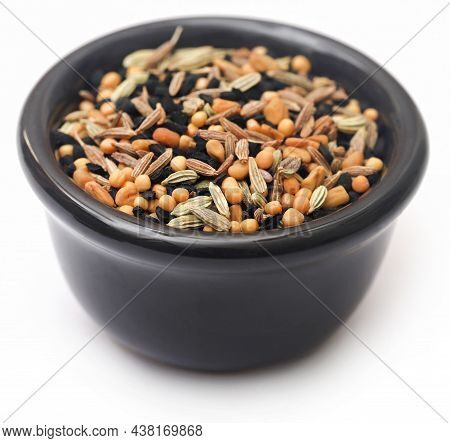 Mixed Spices Named As Pach Foron Masala In Indian Subcontinent