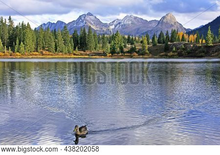 Molas Lake And Needle Mountains, Weminuche Wilderness, Colorado, Usa