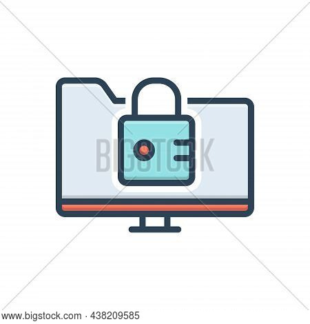 Color Illustration Icon For Privatization Transferring Private Secure Privatisation Denationalizatio
