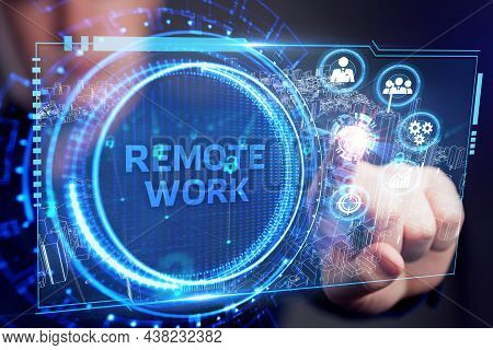 Business, Onsite Or Remote Working Concept, Copy Space. Freelancer