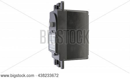 3d Illustration Of Servo Motor Isolated On White