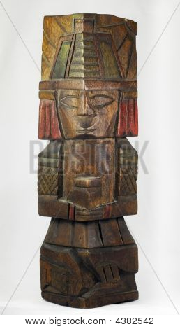 Gamla Maya skulptur