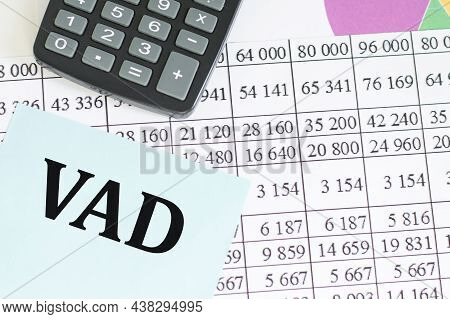 Vad - Value Added Distributor Acronym, Business Concept Background