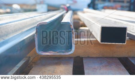 Metal Profile For The Manufacture Of Gates And Wickets. Guide Profile For Rollers For Sliding Gates
