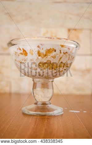 Arab Cuisine Oriental Egyptian Drink With Balila - Hummus - Milk - Nuts