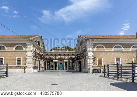 Rome, Italy - August 3, 2021: Contemporary Art Exhibition At The Macro Contemporary Art Centre, Test