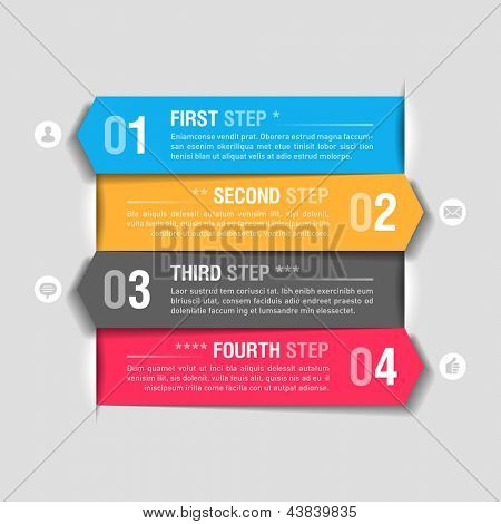Modelo de design de infográficos. Vetoriais editáveis.
