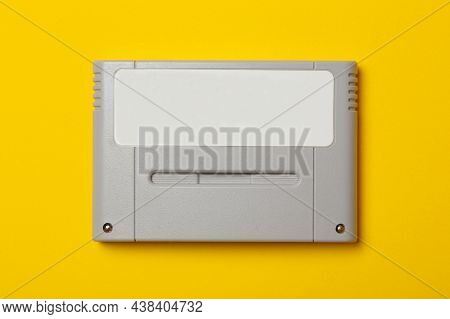 Game Cartridge With Blank Label For Game Console