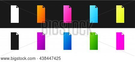 Set Grip Tape On A Skateboard Icon Isolated On Black And White Background. Vector