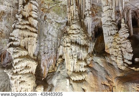 Campanet Caves In Mallorca. Geological And Mineral. Balearic Islands. Spain
