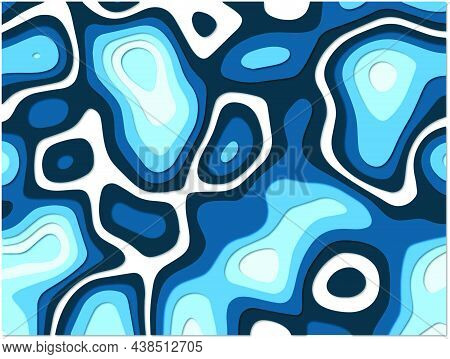 Paper Cut Out Background With 3d Effect