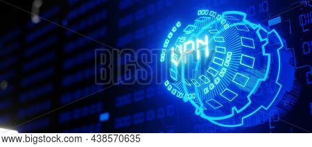 Concept Of A Secure Internet Using Vpn. Internet Connection Protection. Encryption Using Vpn Technol