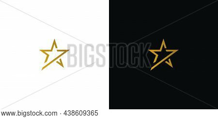 Modern And Luxury Seven Stars Logo Design