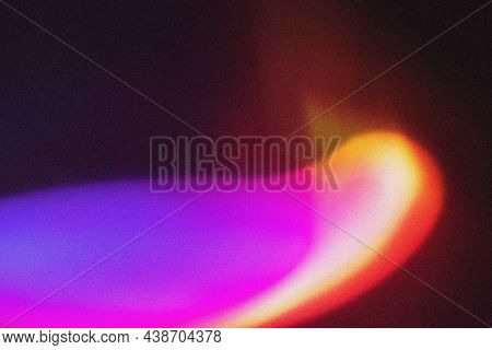 Aesthetic background with light sunset projector lamp