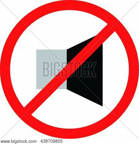 It Is A Sign Not To Make A Sound Vector Image Illustration