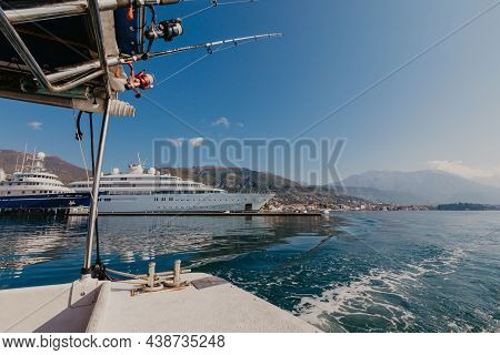 9 Nov 2018 Beautiful Sea Promenade In Tivat, Montenegro. Kotor Bay, Adriatic Sea. Famous Travel Dest