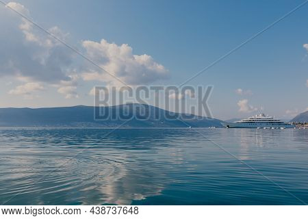 9 Nov 2019 Beautiful Sea Promenade In Tivat, Montenegro. Kotor Bay, Adriatic Sea. Famous Travel Dest
