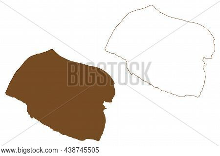 Ayon Island (russia, Russian Federation, Chukotka) Map Vector Illustration, Scribble Sketch Ayon Map