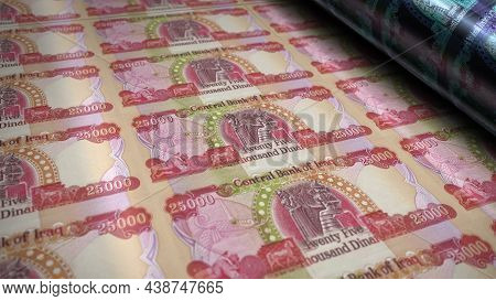 Iraq Dinar Money Banknotes Pack Illustration