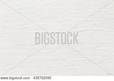 Off White Fabric Texture, A Neutral Cloth Swatch Ideal As A Template Or Background Pattern