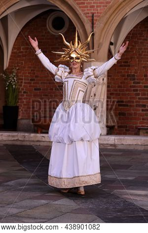 Krakow, Poland - July 29, 2021: Performance - Harmonia Mundi Performed By Cracovia Danza Ballet In T