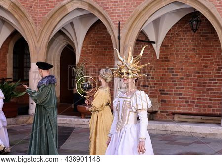 Krakow, Poland - July 29, 2021: Performance - Harmonia Mundi Performed By Cracovia Danza Ballet In T