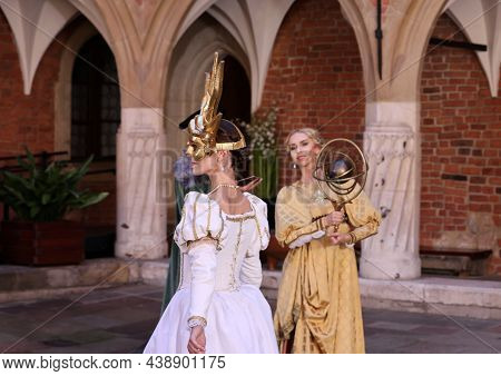 Krakow, Poland - July 29, 2021: Performance - Harmonia Mundi Performed By Cracovia Danza Ballet In T
