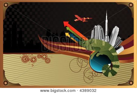 Cidade de Abstract Vector