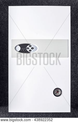 Dual-circuit Gas Boiler. Gas Boiler For Home Heating. Wall Double-bithermic Boiler For Heating And H