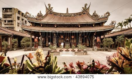 Tempio di Confucio Taipei a Taipei, Taiwan risale al 1879.