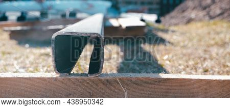 Metal Profile For The Manufacture Of Gates And Wickets. Guide Profile For Rollers For Sliding Gates