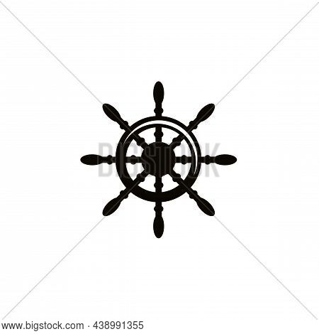 Steering Wheel Icon Isolated On White Background From Video Game Elements Collection. Steering Wheel