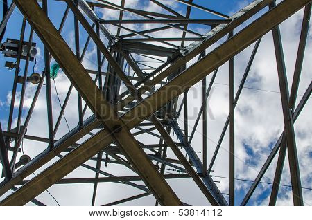 high voltage electricity bolard