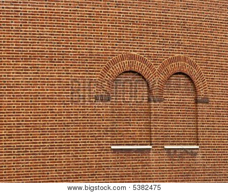 Mursten Arch vindue