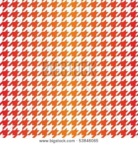 Houndstooth vector seamless pattern. Traditional Scottish plaid fabric for colorful gradient website