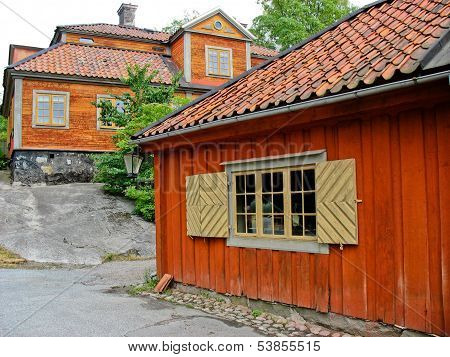 Swedish Red And Yellow Cabin