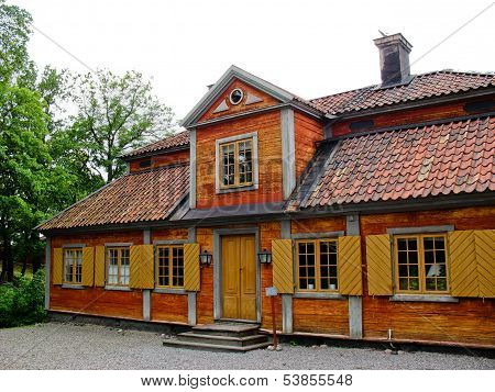 Swedish Red And Yellow Cabin