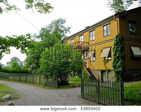 Swedish Red And Yellow Cabin