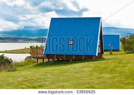Typical Holiday House At North Iceland