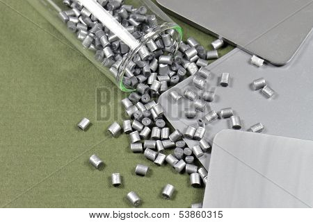 Silver Color Polymer Resin