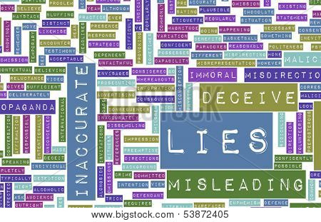 Lies and the Spreading of Fake Information