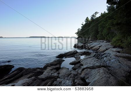 Sunset At Wolfe Neck State Park