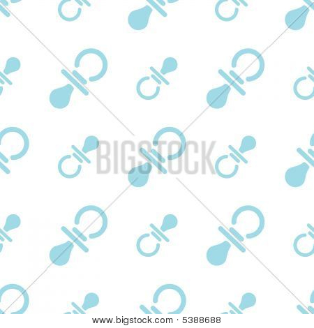 Seamless Pacifier Background (Boy)