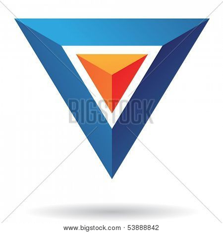 Triangle Pyramid Abstract Icon